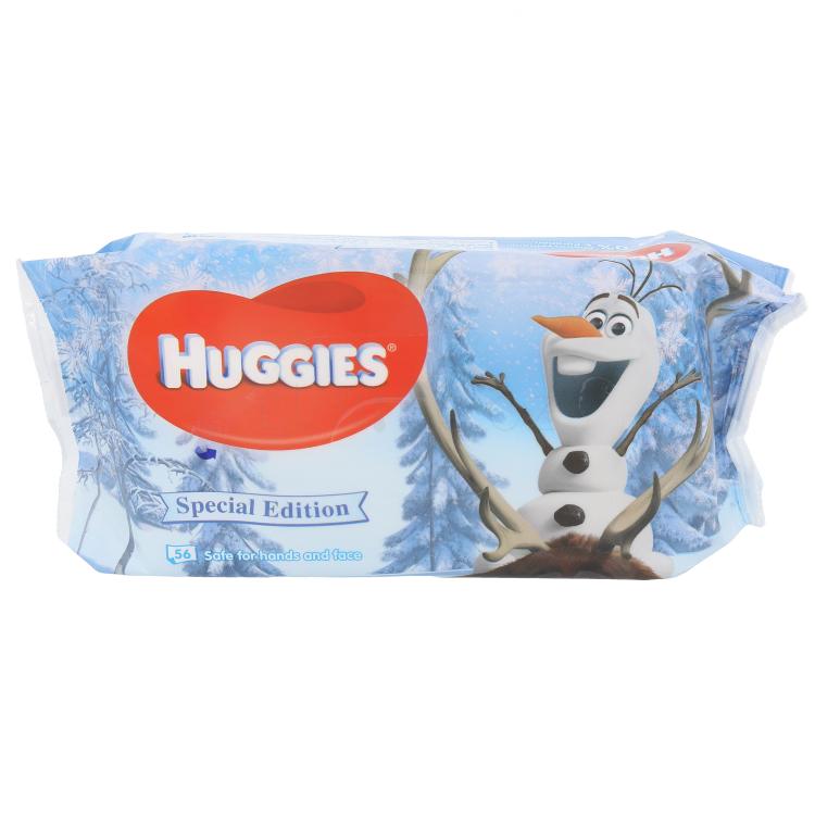 Huggies Baby Wipes Frozen Olaf Čisticí ubrousky pro děti 56 ks