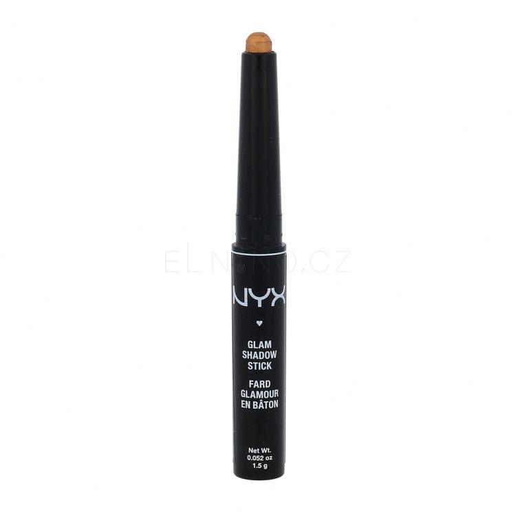 NYX Professional Makeup Glam Shadow Stick Oční stín pro ženy 1,5 g Odstín 14 Divine Amber