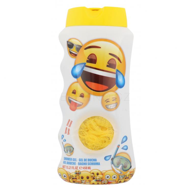 Emoji Emoji Dárková kazeta sprchový gel 450 ml + mycí houba