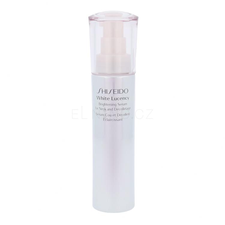 Shiseido White Lucency Brightening Serum Neck &amp; Decollete Krém na krk a dekolt pro ženy 75 ml