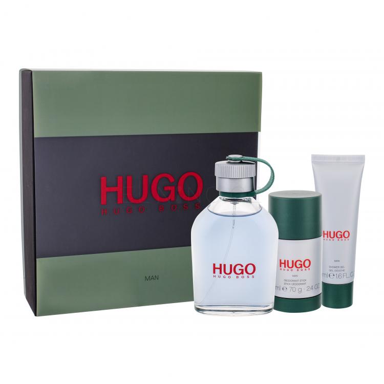 HUGO BOSS Hugo Man Dárková kazeta toaletní voda 125 ml + sprchový gel 50 ml + deostick 75 ml
