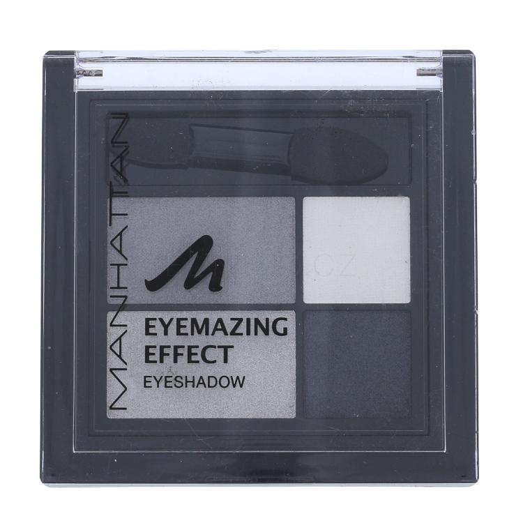Manhattan Eyemazing Effect Eyeshadow Palette Oční stín pro ženy 15 g Odstín 109A Smokey Smile poškozená krabička