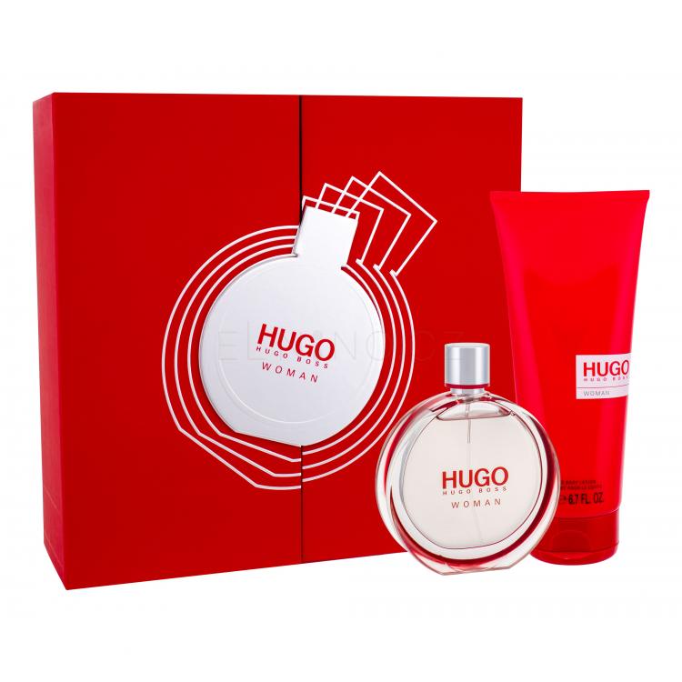 HUGO BOSS Hugo Woman Dárková kazeta parfémovaná voda 75 ml + tělové mléko 200 ml