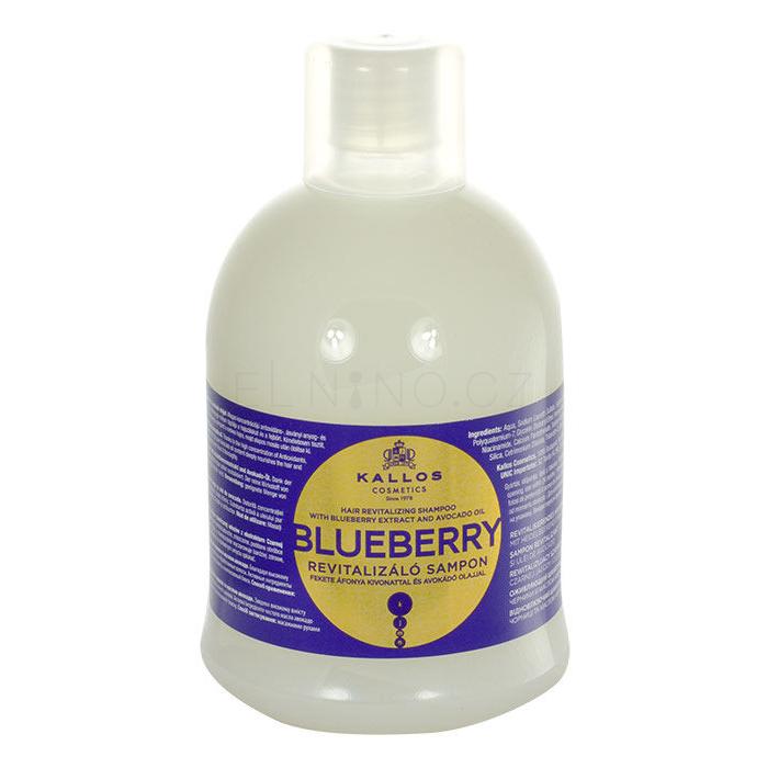 Kallos Cosmetics Blueberry Šampon pro ženy 1000 ml poškozený flakon