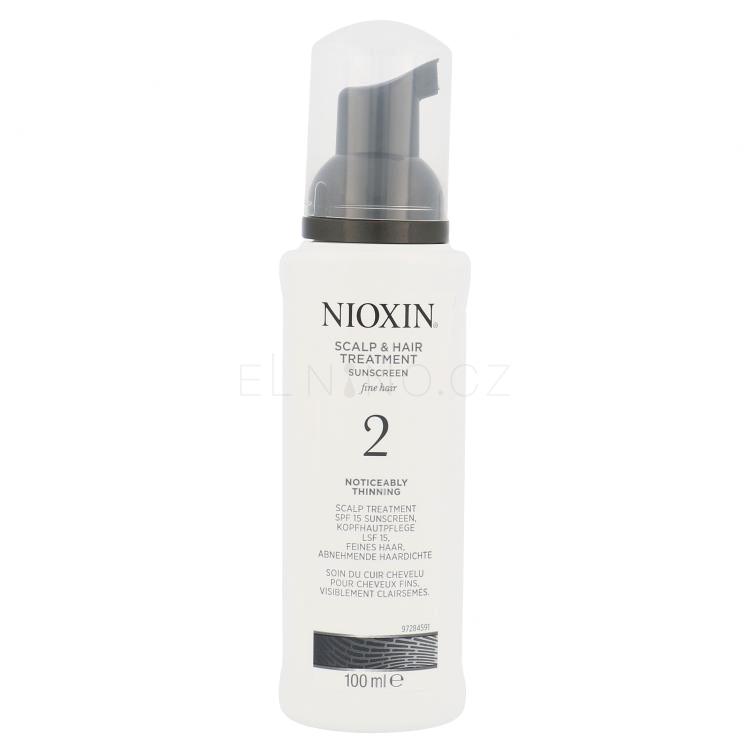 Nioxin System 2 Scalp Treatment Balzám na vlasy pro ženy 100 ml poškozená krabička