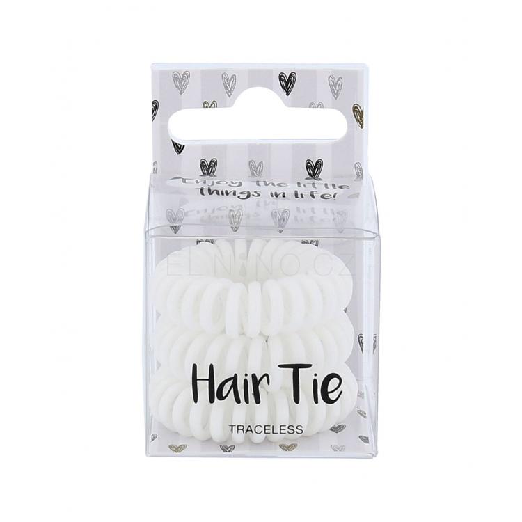 2K Hair Tie Gumička na vlasy pro ženy 3 ks Odstín White