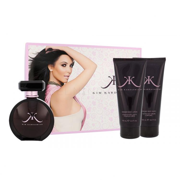 Kim Kardashian Kim Kardashian Dárková kazeta parfémovaná voda 100 ml + tělové mléko 100 ml + sprchový gel 100 ml