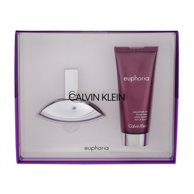 Calvin Klein Euphoria Dárková kazeta parfémovaná voda 30 ml +  sprchový krém 100 ml