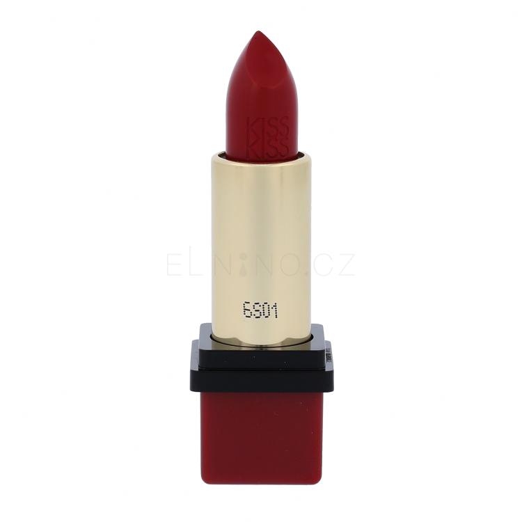 Guerlain KissKiss Rtěnka pro ženy 3,5 g Odstín 321 Red Passion tester