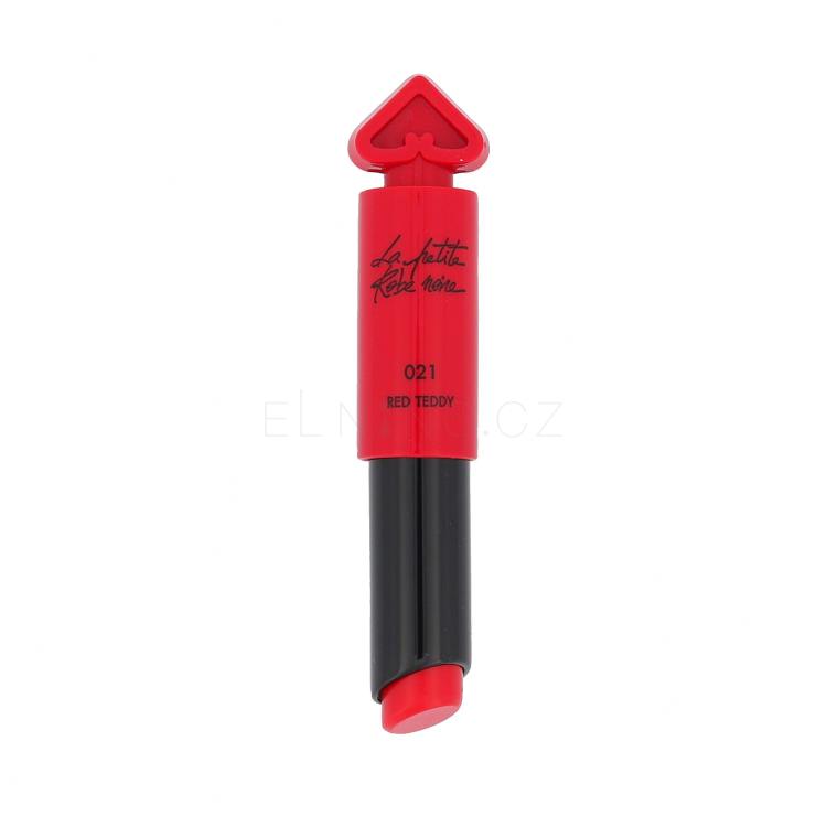 Guerlain La Petite Robe Noire Rtěnka pro ženy 2,8 g Odstín 021 Red Teddy tester