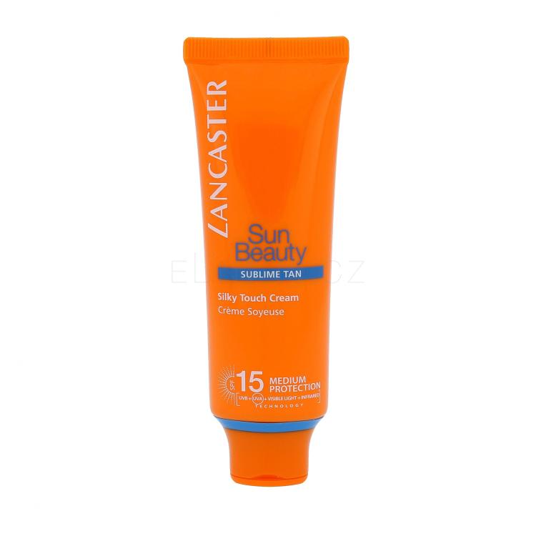 Lancaster Sun Beauty Silky Touch Cream SPF15 Opalovací přípravek na obličej 50 ml