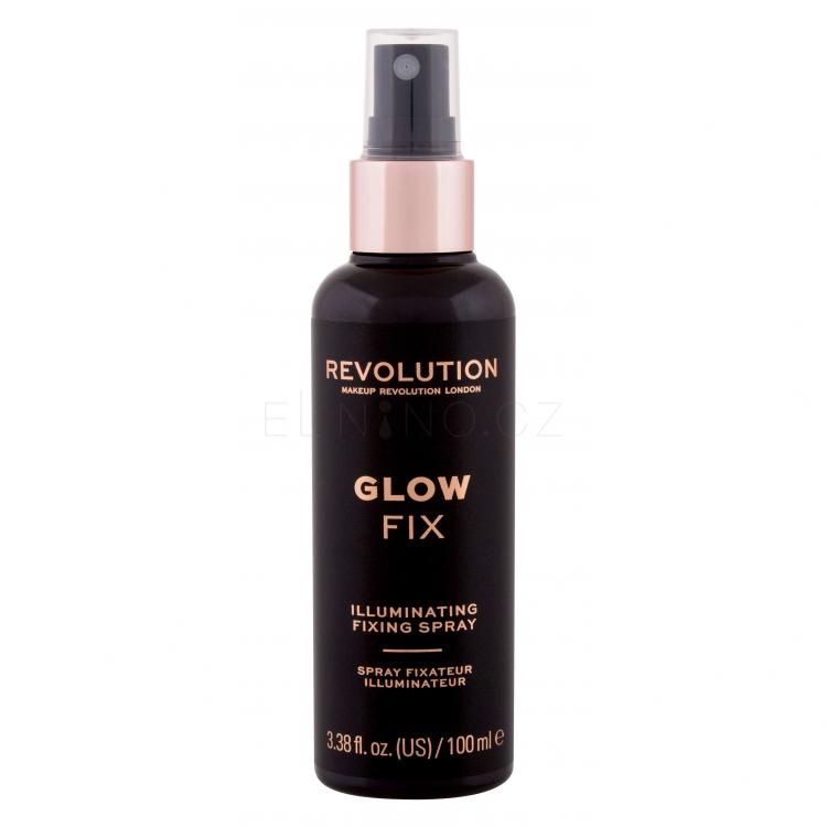 Makeup Revolution London Glow Fix Illuminating Fixing Spray Fixátor make-upu pro ženy 100 ml