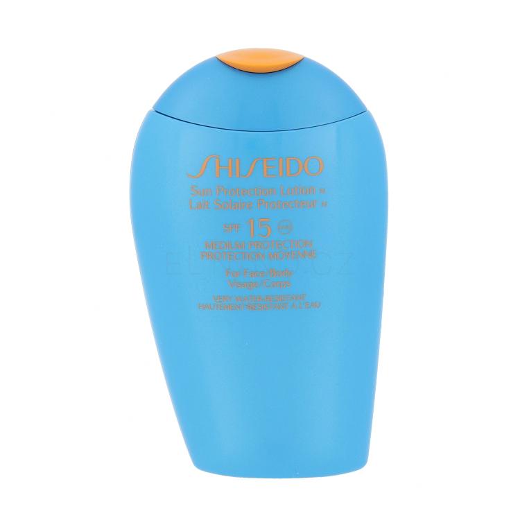 Shiseido 15 Sun Protection Lotion SPF 15 Opalovací přípravek na tělo pro ženy 150 ml