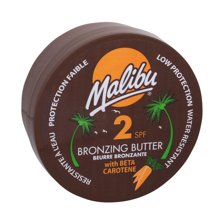 Malibu Bronzing Butter With Carotene SPF2 Opalovací přípravek na tělo pro ženy 250 ml
