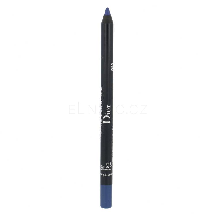 Christian Dior Eyeliner Waterproof Tužka na oči pro ženy 1,2 g Odstín 254 Captivating Blue tester