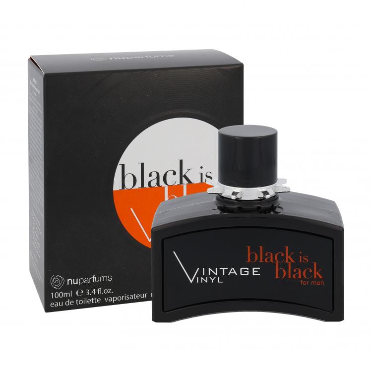 Nuparfums Black is Black Vintage Vinyl Toaletní voda pro muže 100 ml