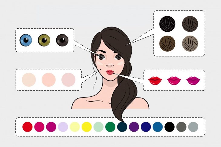 Zimní typ a barva vlasů